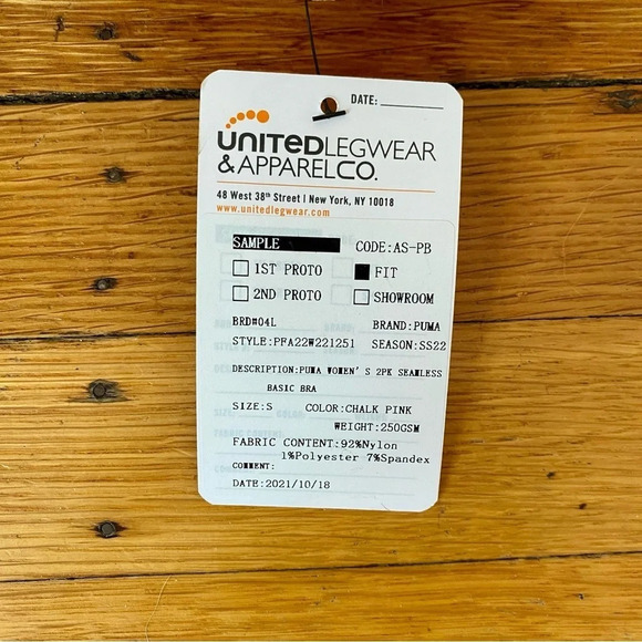 Puma Pink Sports Bra 2 Pack - Picture 6 of 7